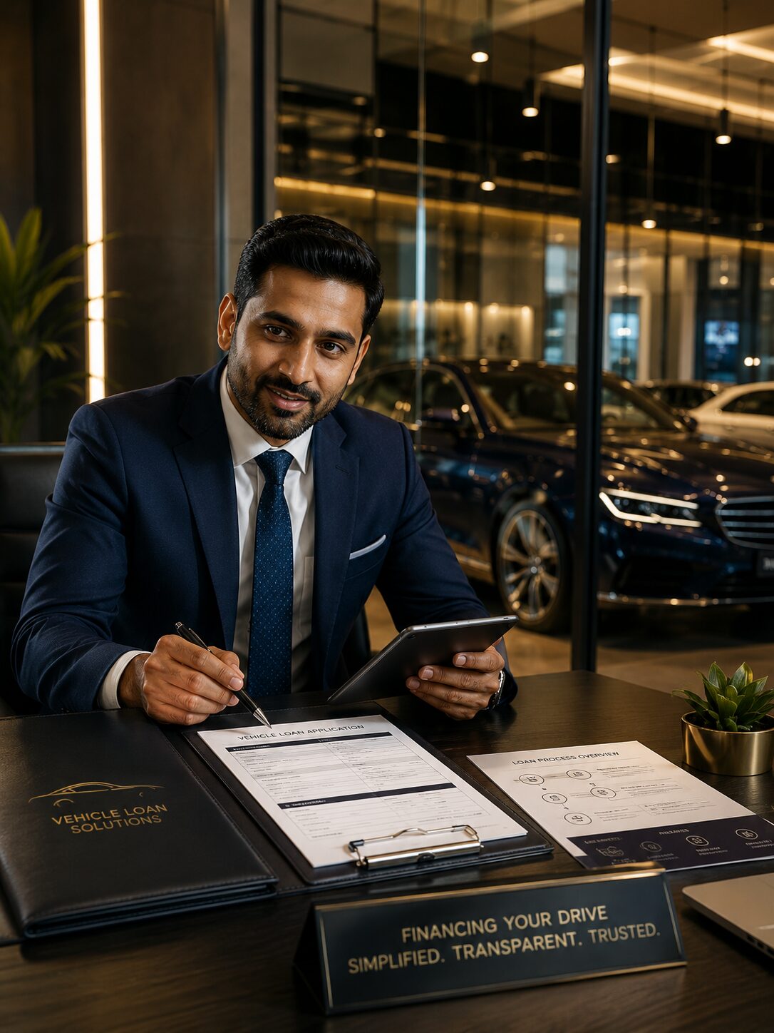 DG AutoEdge professional vehicle loan assistance coordination